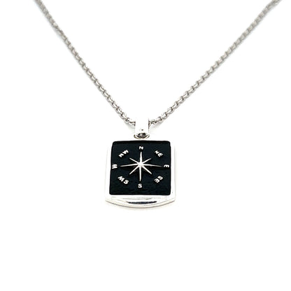STERLING SILVER COMPASS PENDANT 1932