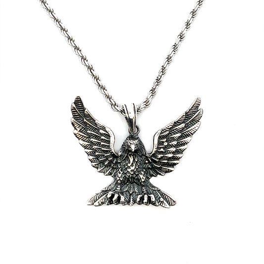 STERLING SILVER EAGLE PENDANT KU2408