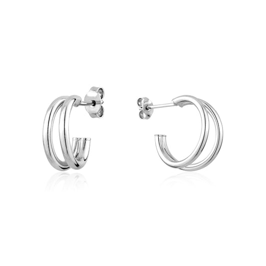 STERLING SILVER RH HOOP STUDS ORFNT5215
