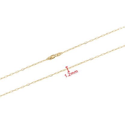 10KY PAPERCLIP CHAIN 1.2MM