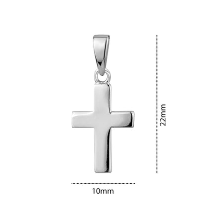 STERLING SILVER TINY CROSS PC6167