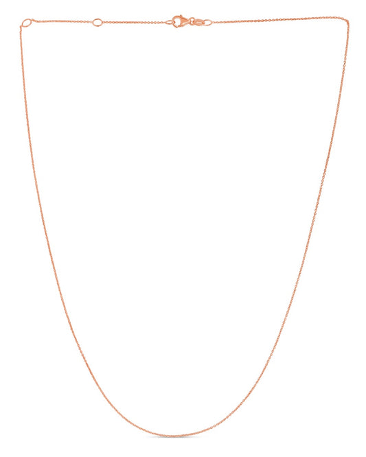 14K ROSE EXTENDABLE CABLE CHAIN