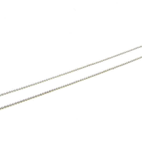 SILVER  BALL CHAIN 1.0MM