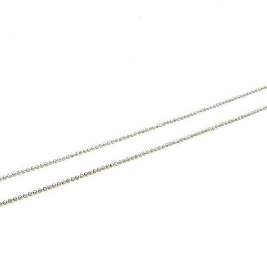 SILVER  BALL CHAIN 1.0MM