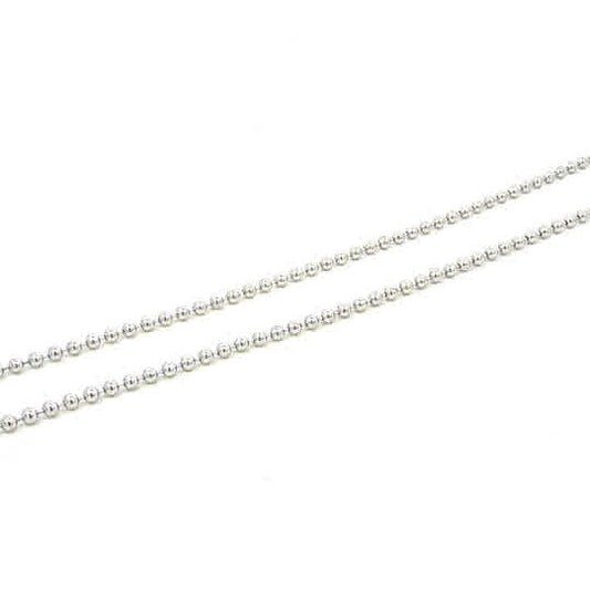 SILVER  BALL CHAIN 1.8MM