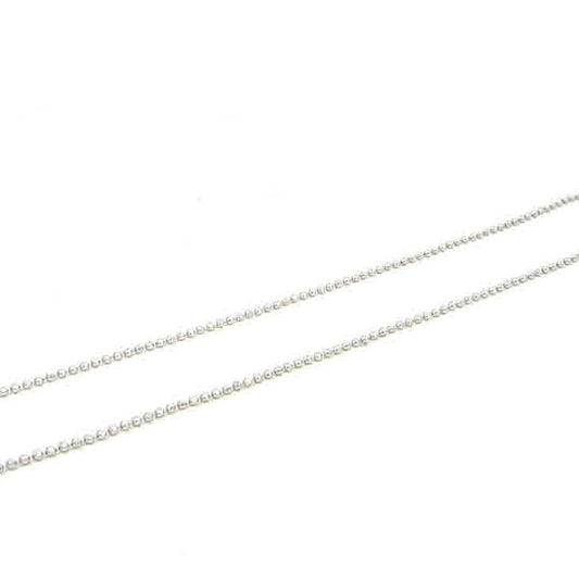 SILVER DC BALL CHAIN 1.2MM