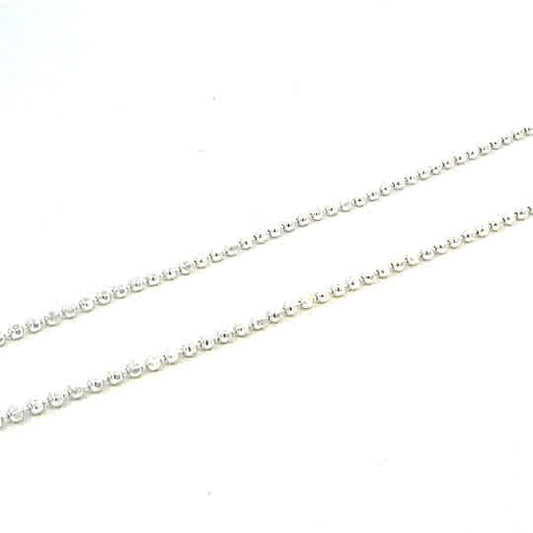 SILVER DC BALL CHAIN 1.8MM