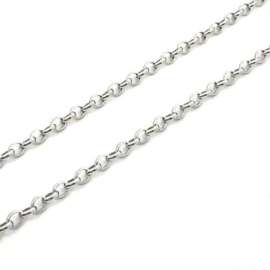STERLING SILVER ROLO CHAIN 2MM ROLO30