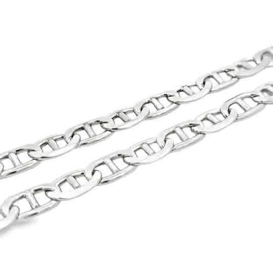 SILVER FLAT MARINE LINK CHAIN RPME250