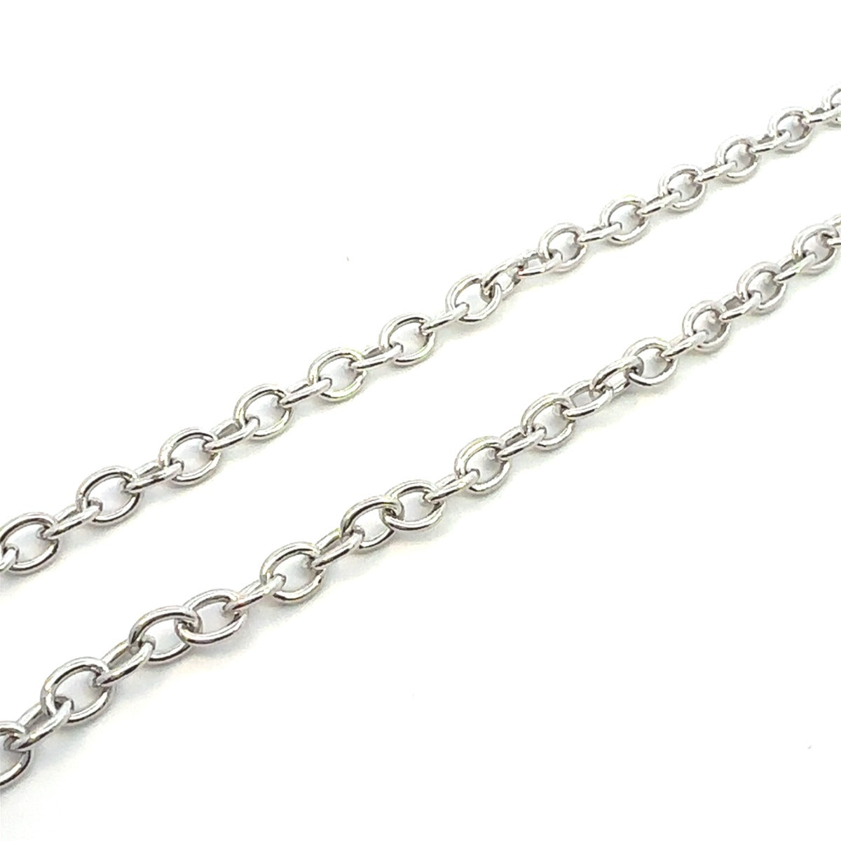 STERLING SILVER CABLE CHAIN 3.9MM RS090