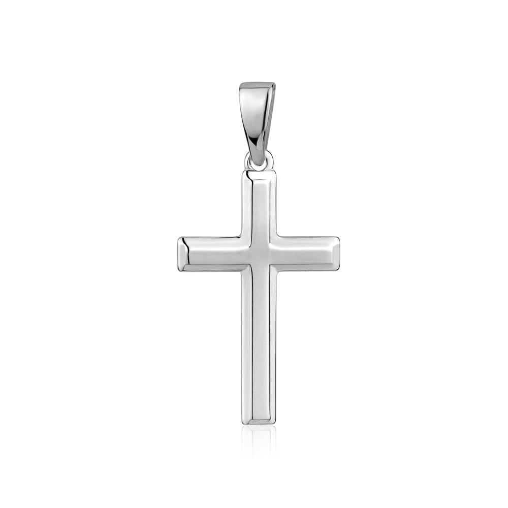 STERLING SILVER MEDIUM RH CROSS S105295