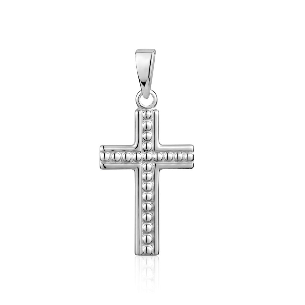 STERLING SILVER MEDIUM RH CROSS S105313