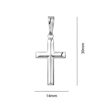 STERLING SILVER SMALL RH CROSS S105330