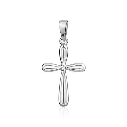 STERLING SILVER MEDIUM RH CROSS S105358