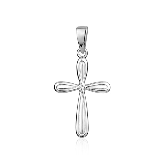 STERLING SILVER MEDIUM RH CROSS S105358