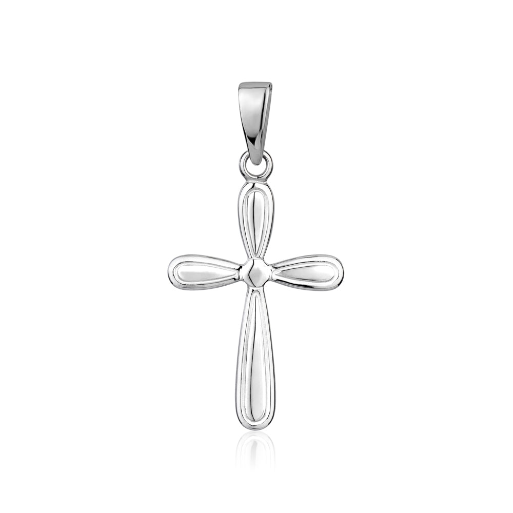 STERLING SILVER MEDIUM RH CROSS S105360