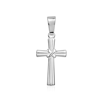 STERLING SILVER MEDIUM RH CROSS S105361