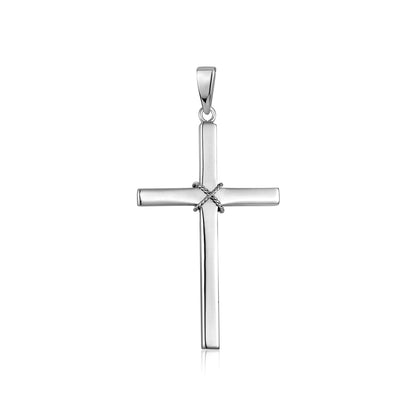 STERLING SILVER MEDIUM RH CROSS S113885