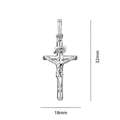 STERLING SILVER SMALL RH CRUCIFIX S744301P
