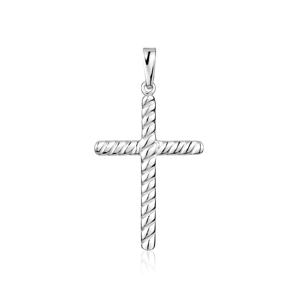 STERLING SILVER MEDIUM RH CROSS S121281