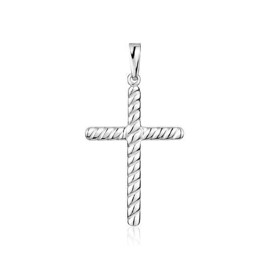 STERLING SILVER MEDIUM RH CROSS S121281