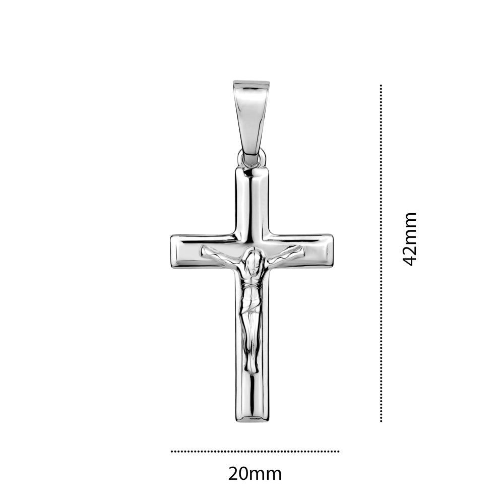 STERLING SILVER MEDIUM RH CRUCIFIX S122137