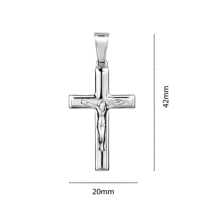 STERLING SILVER MEDIUM RH CRUCIFIX S122137