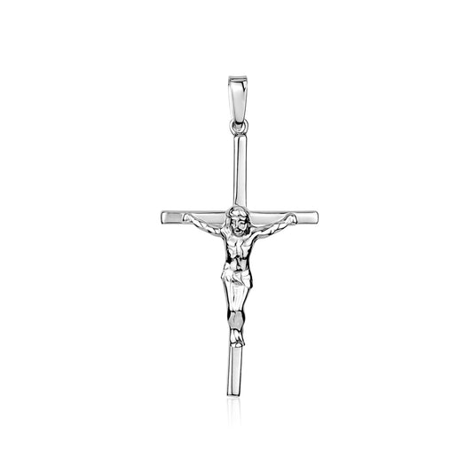 STERLING SILVER MEDIUM RH CRUCIFIX S124059