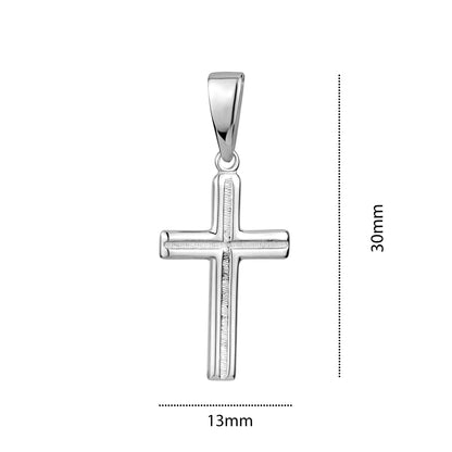 STERLING SILVER SMALL RH CROSS S105329