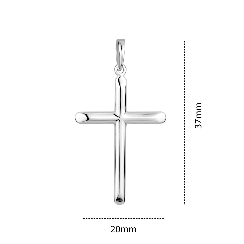 STERLING SILVER MEDIUM RH CROSS S119994PRH