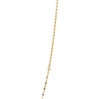 SILVER GOLD PLATED MASK CHAIN
