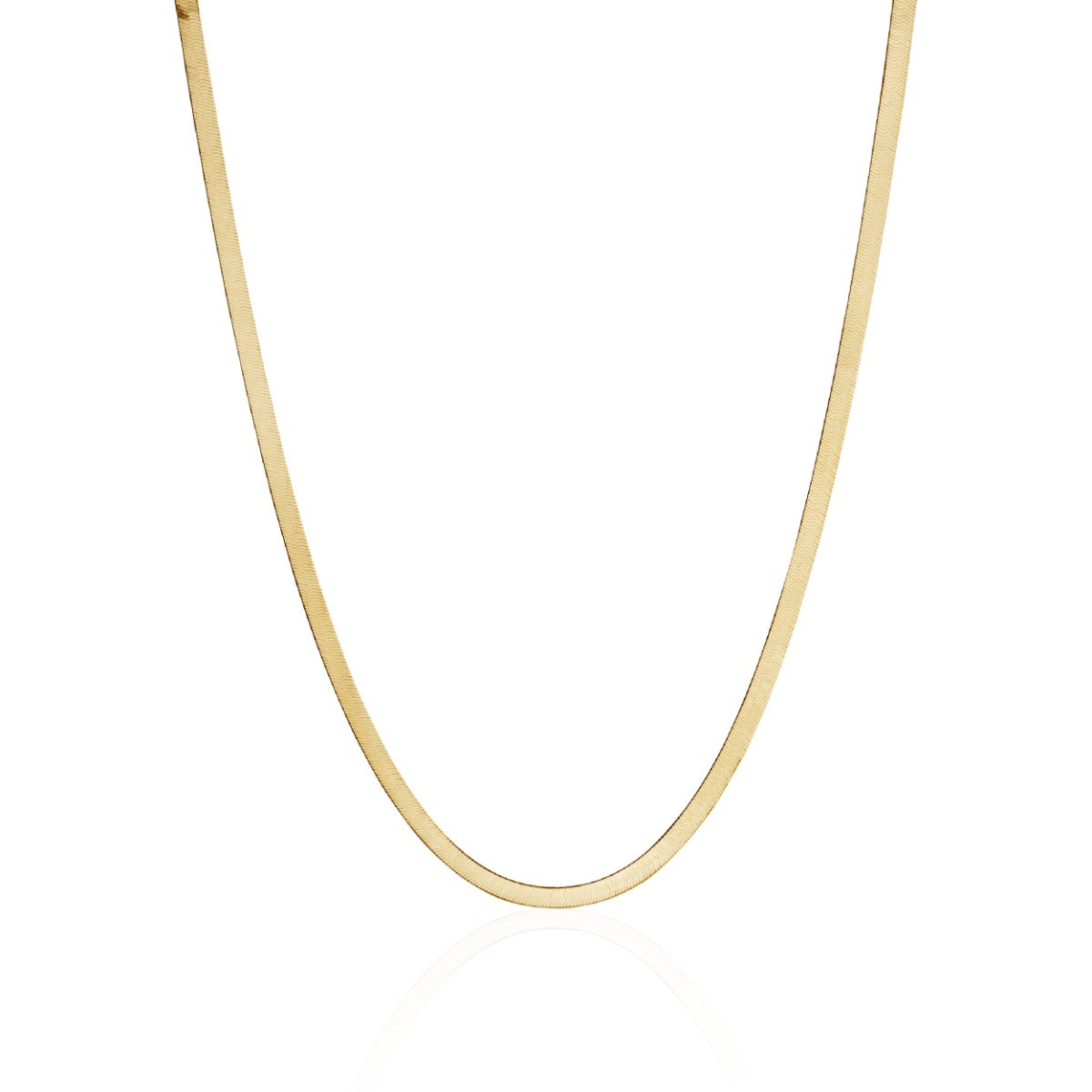 14KY HERRINGBONE CHAIN 3MM