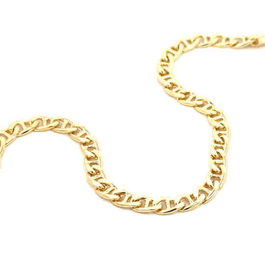 SILVER GOLD PLATED CHAIN 1 MICRON SHME120GP
