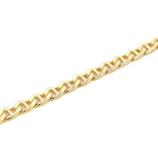 SILVER GOLD PLATED CHAIN 1 MICRON SHME120GP