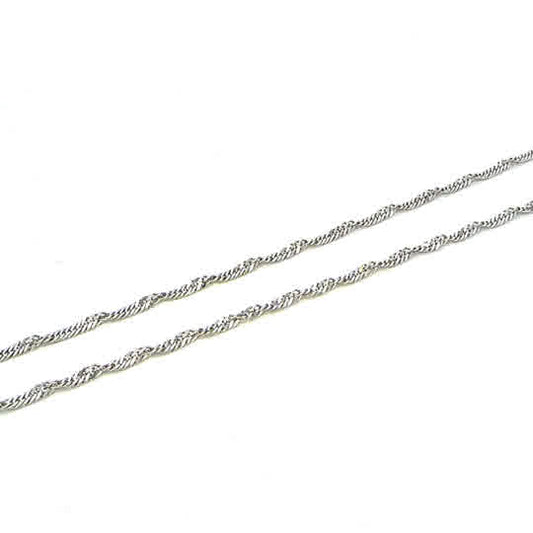 SILVER SINGAPORE CHAIN 2.5MM