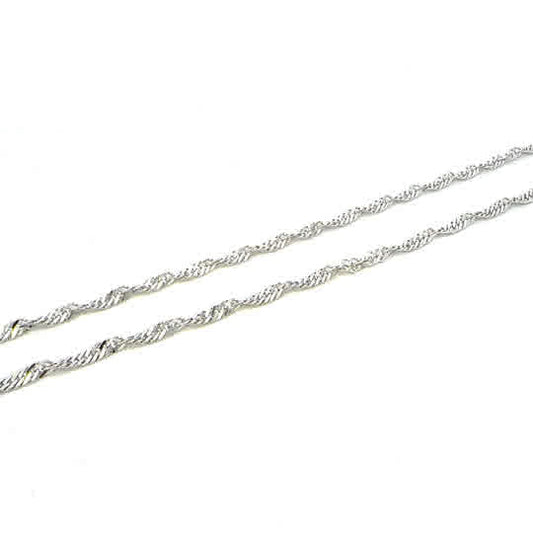 SILVER SINGAPORE CHAIN 3MM