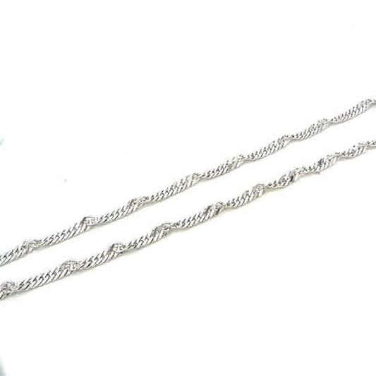 SILVER SINGAPORE CHAIN 3.5MM