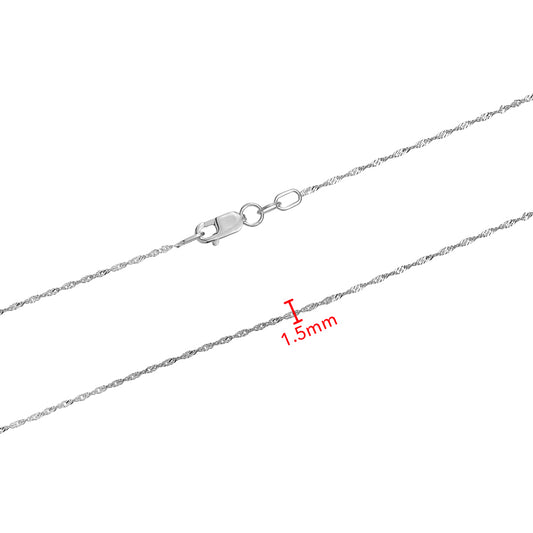 10KW  SINGAPORE CHAIN 1.5MM