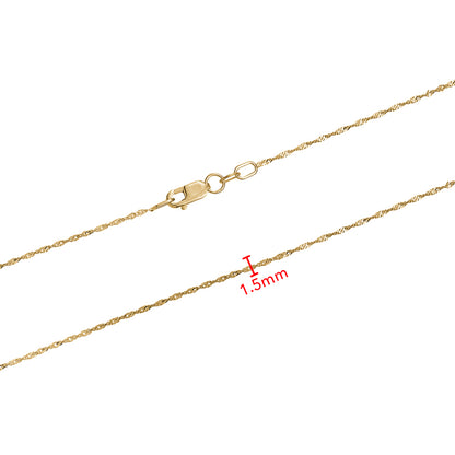 10KY  SINGAPORE CHAIN 1.5MM