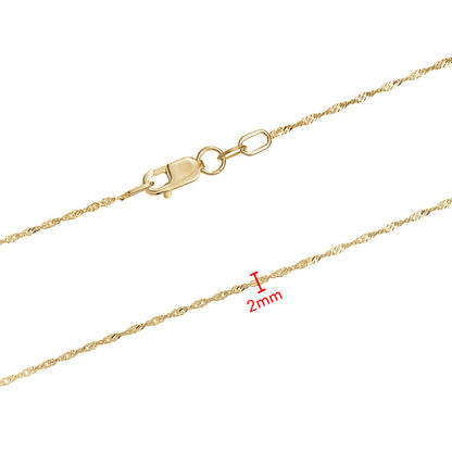 10KY SINGAPORE CHAIN 2MM