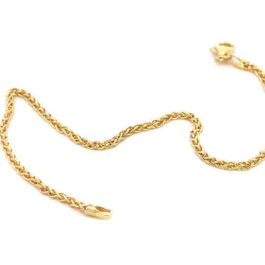 SILVER GOLD PLATED CHAIN 1 MICRON SP045GP