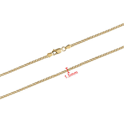 10KY WHEAT CHAIN 1.5MM