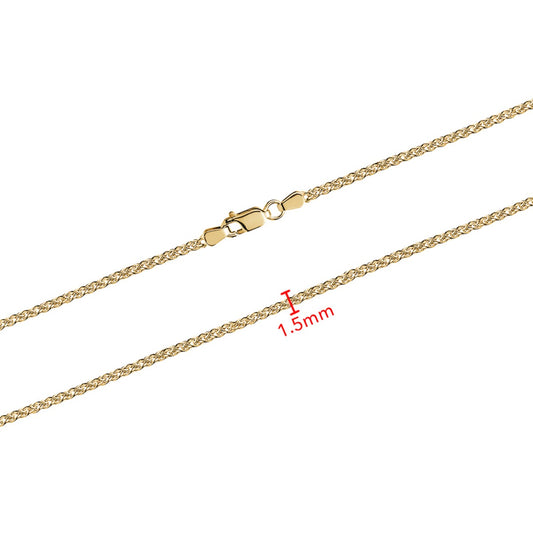 10KY WHEAT CHAIN 1.5MM