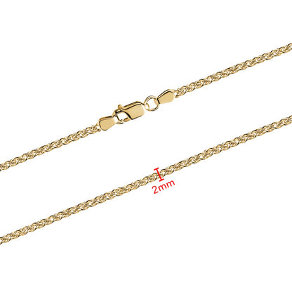 10KY WHEAT CHAIN 2MM