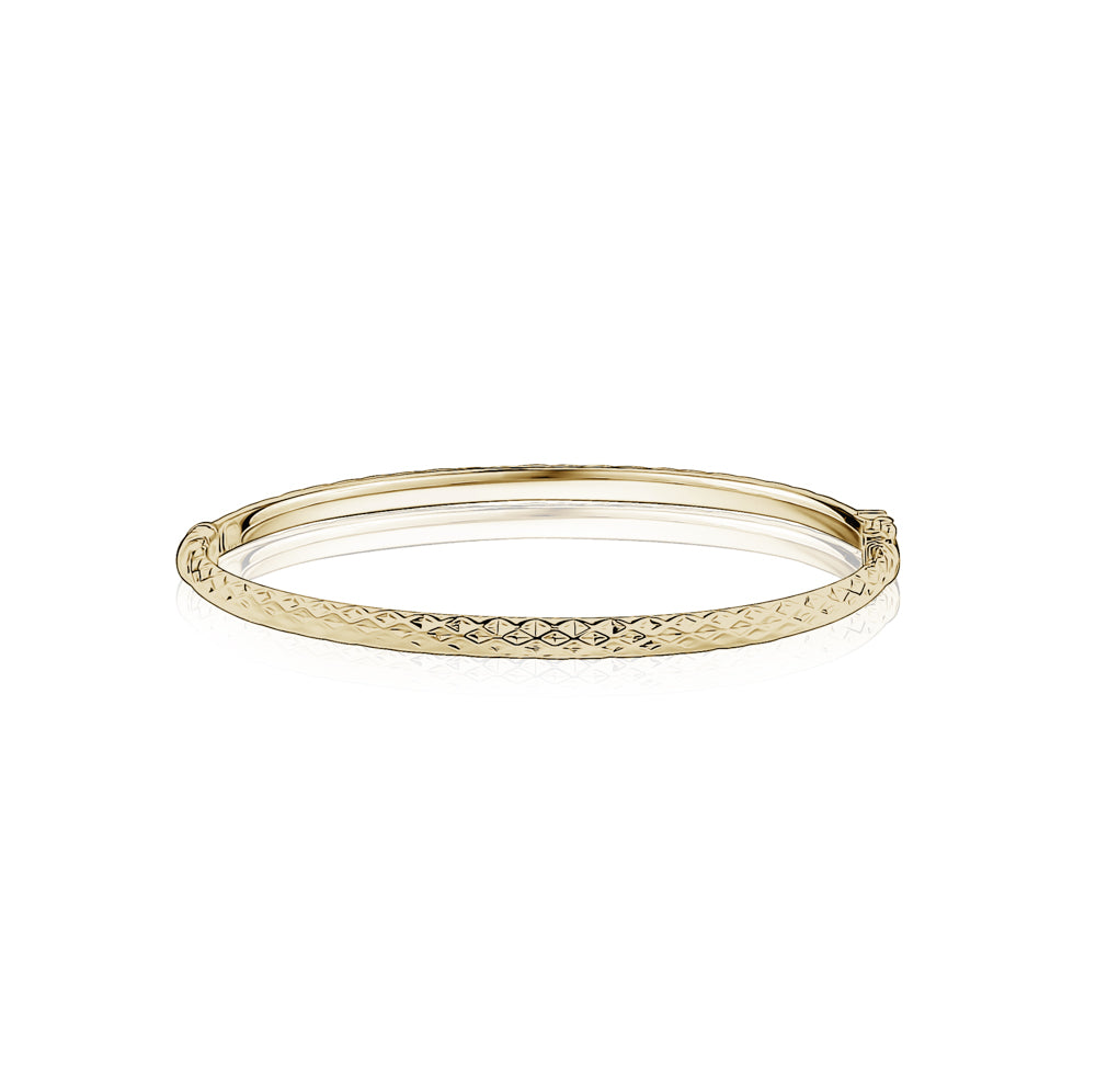 10k Yellow Gold DC Bangles