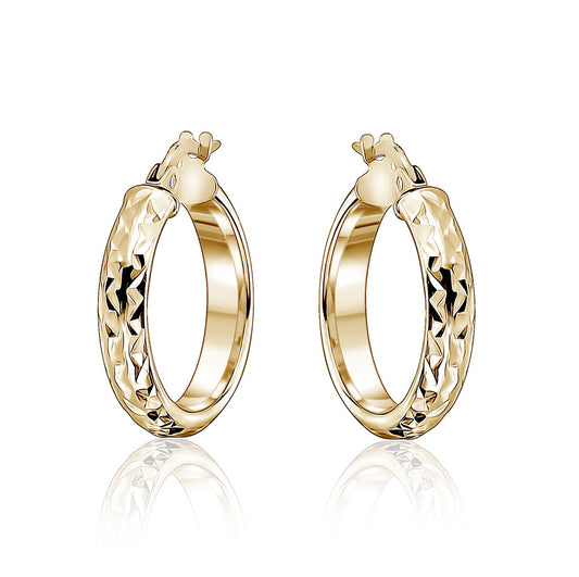 10k Yellow Hoops