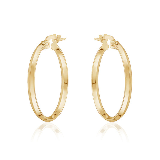 10k Yellow Hoops