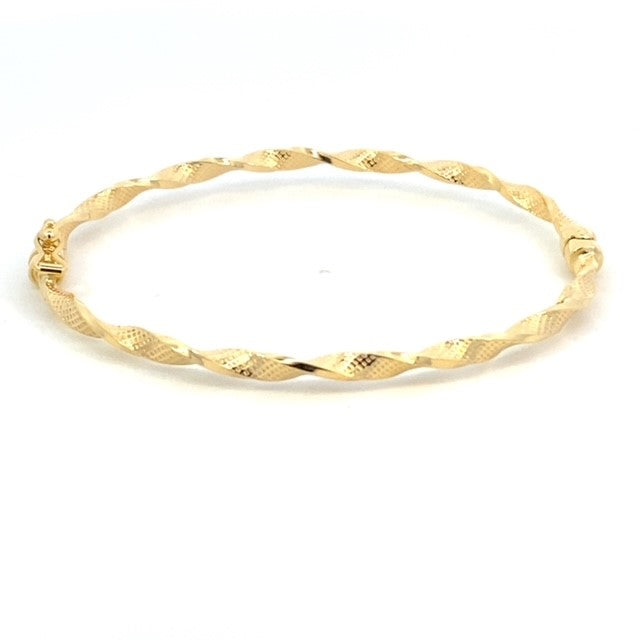 NEW!! 10KY TWIST BANGLE ITALY