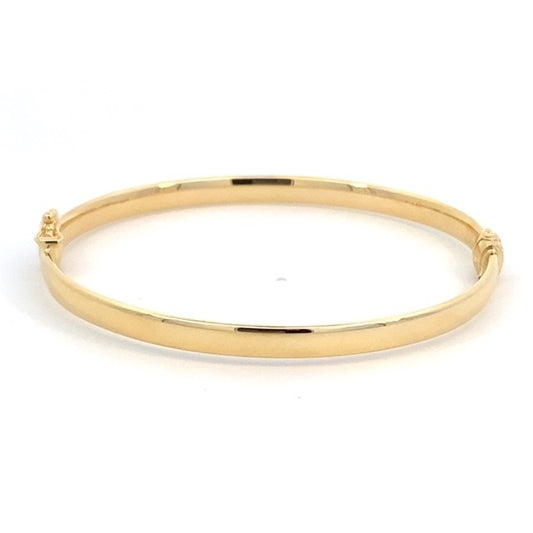NEW!! 10KY OVAL BANGLE ITALY