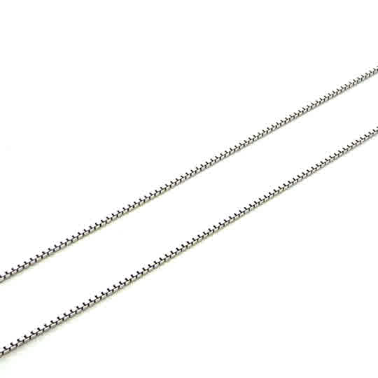 SILVER BOX CHAIN 0.7MM
